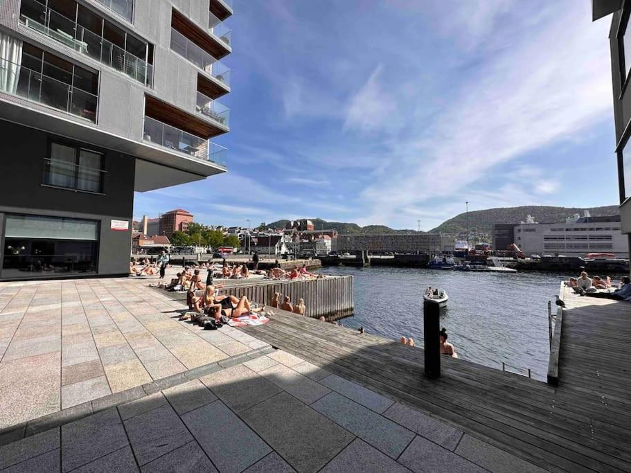 Koslig Leilighet I Bergens Smoroye Apartment Bagian luar foto